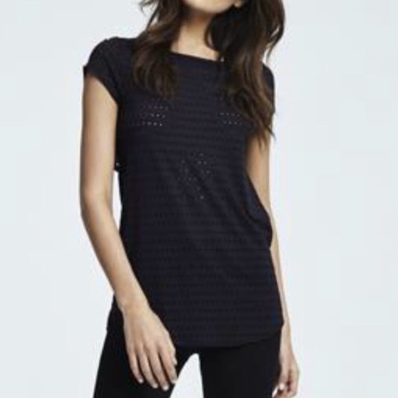 TWENTY Montreal Black Open Back T-shirt - Picture 2 of 4